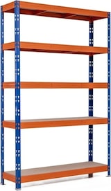 thumbnail of Etagère rack 2x4 pl bois / métal 40x240xH192,4 cm 200 kg/plateau