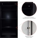 thumbnail of PROREGAL Stahlschrank BEE mit 7 lackierten Fachböden | HxBxT 195x92x42cm | Schwarz-Grau | Werkstattschrank Werkzeugschrank Aktenschrank