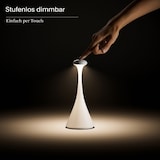 thumbnail of Nudrop Akku-Tischleuchte mini 210mm graphitgrau