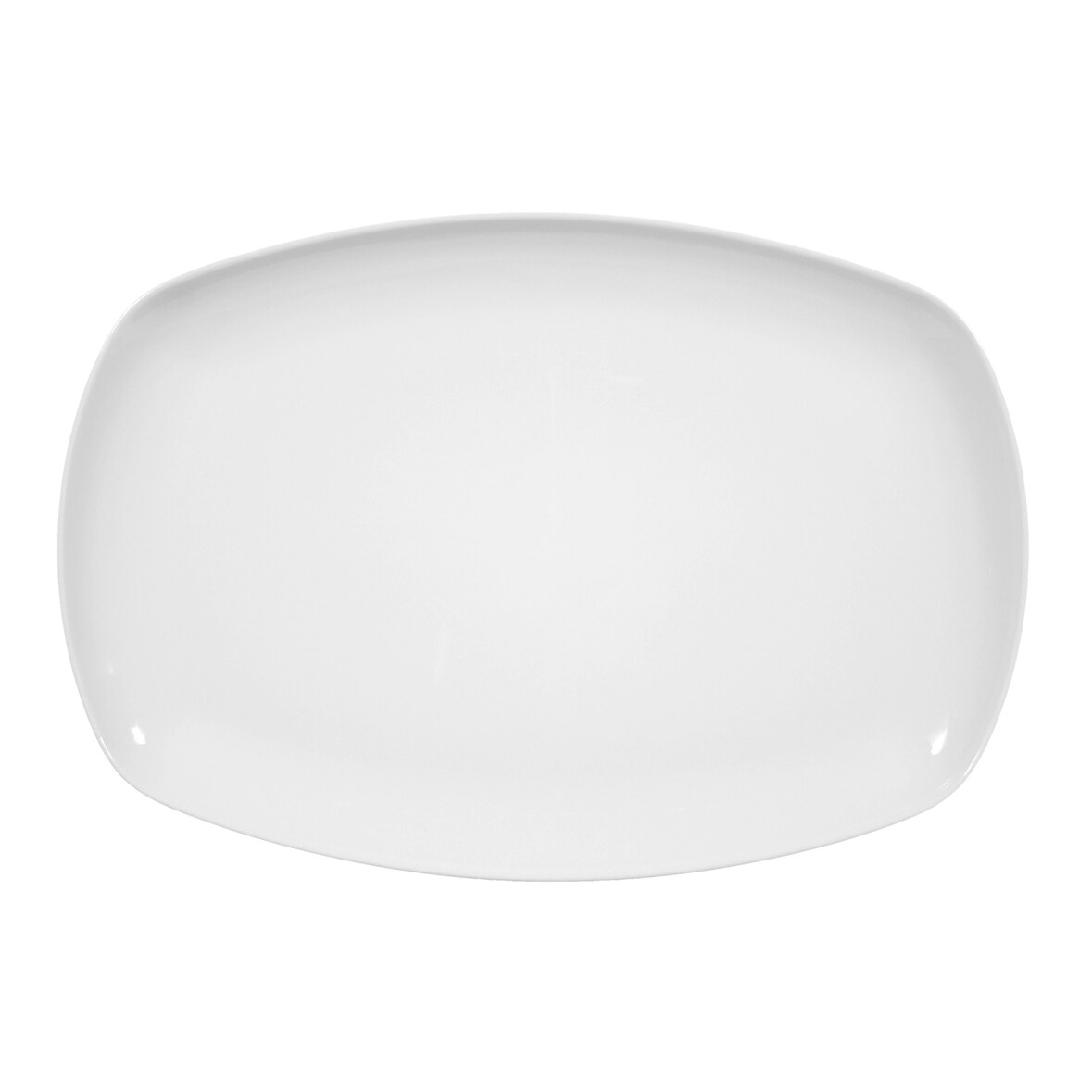 Servierplatte eckig 31 x 21 cm - Seltmann Weiden Lido weiß uni 3