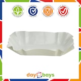 thumbnail of DayBays 500 Stk. Pommesschale KU51 ca 9x14x3 cm laminiert weiß ohne Beschichtung