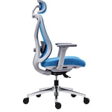 thumbnail of Silla de oficina ergonómica giratoria, reposabrazos 4D, reposacabezas 2D, respaldo oscilante, soporte lumbar y altura regulable - ZIK