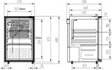 thumbnail of Kühlschrank Counter 68-Black - iarp