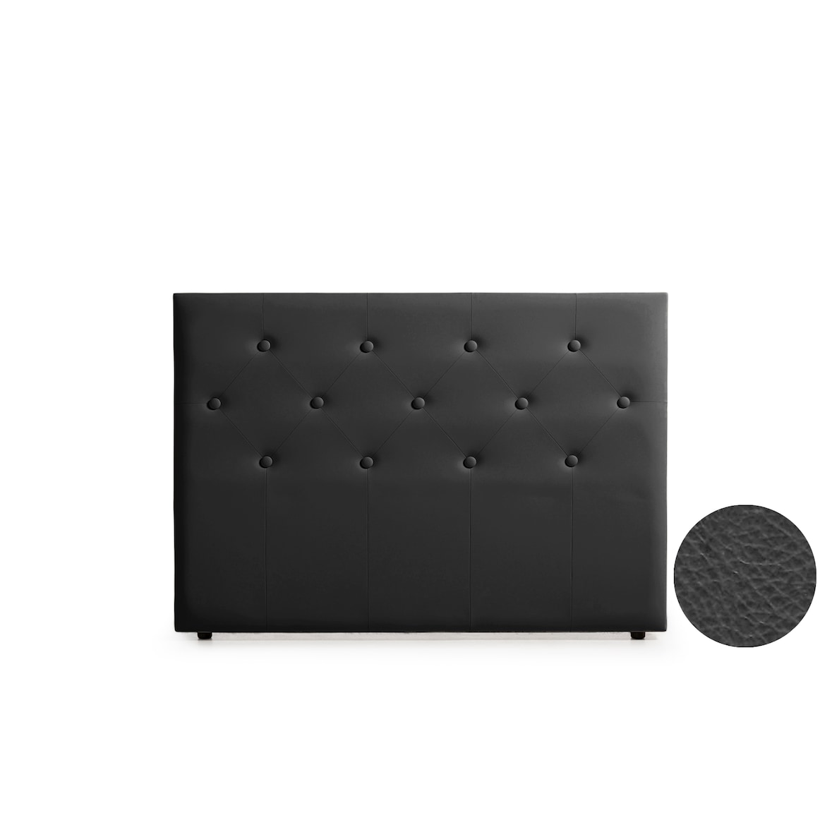 Cabecero Tapizado VICTORIA Polipiel 210 x 115 X 12 cm - Moonia