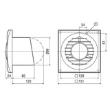thumbnail of ECA piano Standard Kleinraumventilator 0084.0080 - Maico Ventilatoren - LB10326
