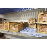 thumbnail of Tournus Anbau - Aluregal mit gelochten Kunststoffauflagen:  1051mm lang, 400mm tief, 1750mm hoch, 4 EbenenTragkraft: 200 kg / Ebene