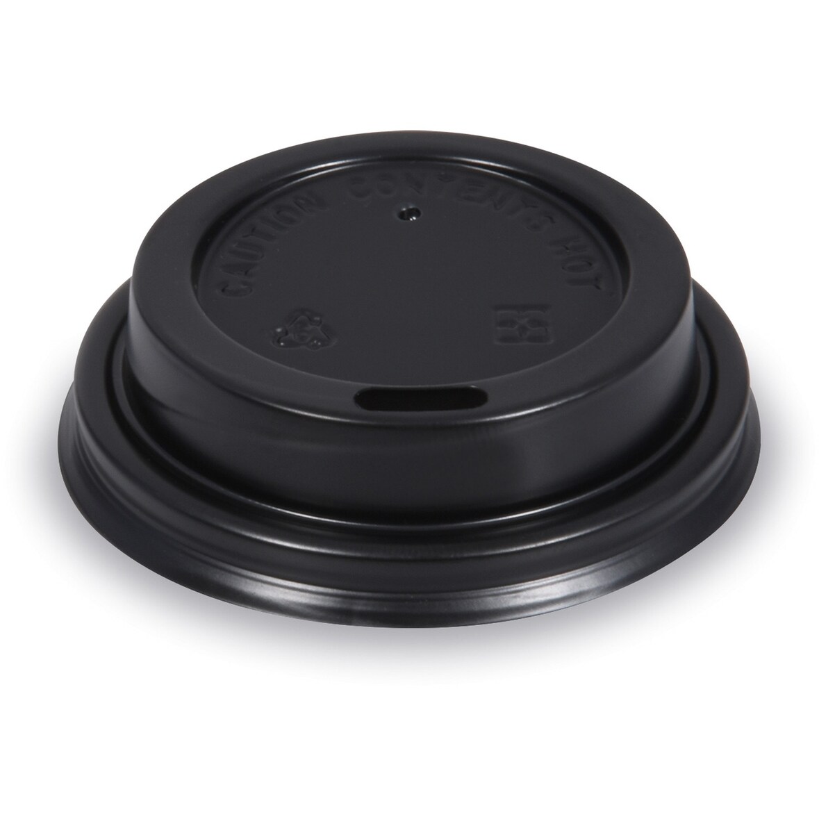 1000x Domdeckel schwarz für Pappbecher und EPS-Thermobecher mit O 62mm