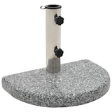 thumbnail of vidaXL Sonnenschirmständer Granit 10 kg Gebogen Grau