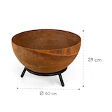 thumbnail of Fireball Rust Feuerschale 60 cm Ø kippbare Rost-Finish Rost Rost