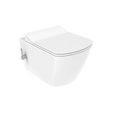 thumbnail of Creavit Elegant Wand WC mit Bidetfunktion randlos Weiß mit Softclose WC Sitz Duroplast