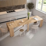 thumbnail of Mesa Consola Extensível, Cozinha, Sala de jantar, 302x90x77cm, Para 14 pessoas, Mesa de Jantar, Estilo moderno, Carvalho _ EX300ROC2018S
