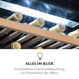 thumbnail of Klarstein Vinsider 41 Built-in Duo Onyx Einbau-Weinkühlschrank 41 Fl 2 Zonen Schwarz