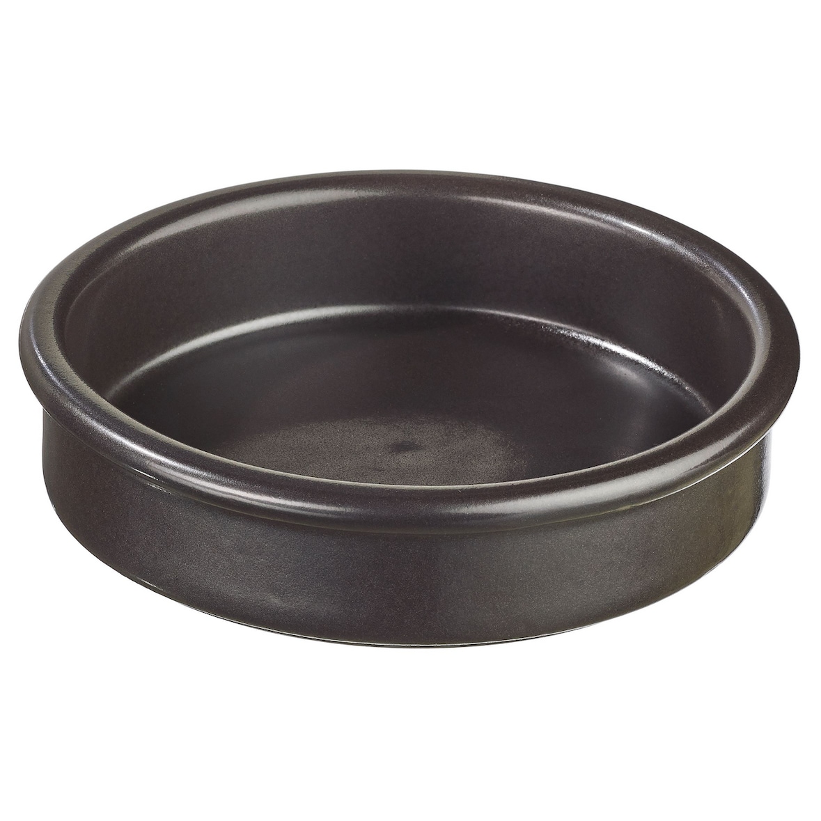 METRO PROFESSIONAL Cazuelas para servir, terracota, Ø 12 x 3 cm, negro, 6 unidades