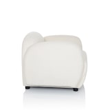 thumbnail of Loungestoel / relaxfauteuil VERDUNA stof bouclé wit hjh LIVING
