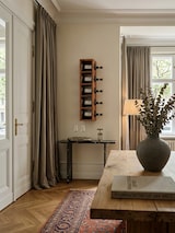 thumbnail of Weinregal MUMBAI Massiv-Holz Sheesham Flaschen-Regal Wandmontage für 5 Flaschen Holzregal modern mit Ablage 70
