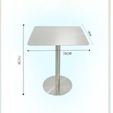 thumbnail of Gastronomiemöbel Edelstahl Bar Cafe Gewerblicher Tisch Bistrotisch 70x70x75cm【BXG-BF70】