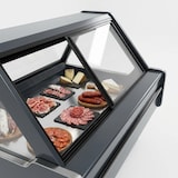 thumbnail of Romux® Vetrina Refrigerata per Salumeria con Vetro Alto Curvo 470 Litri Ventilata 200 cm | Vetrine Professionali