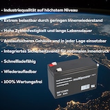 thumbnail of Akku kompatibel Tante Paula Scooter Elektro Roller 36V 3x 12V 9Ah AGM Blei