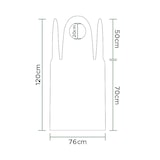 thumbnail of MONOUSO - Delantal Polietileno G150 76x120cm Blanco (100 Uds)