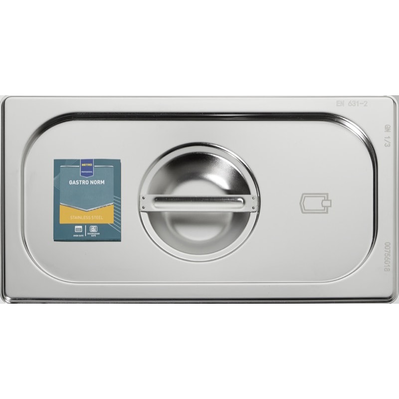 METRO Professional Tampa com pega, GN 1/3, aço inoxidável