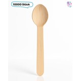 thumbnail of Löffel, Holzlöffel Einwegbesteck, 10.000 Stk, natur, biologisch abbaubar, 15,5 cm