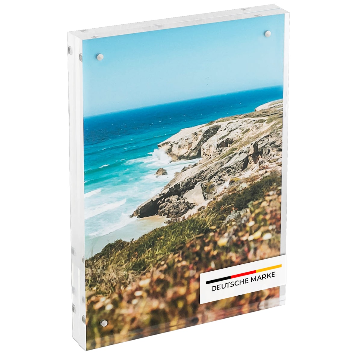 HMF 46973 Magnetischer Bilderrahmen aus Acrylglas, 15 x 21 cm, Transparent