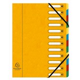 thumbnail of Exacompta Ordnungsmappe HARMONIKA mit ausgestanzten Fenstern und Gummizug , aus Colorspan-Karton, mit 12 Fächern, für DIN A4
