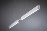 thumbnail of Paulmann LED Pendelleuchte Smart Home Zigbee 3.0 Aptare RGBW+ dimmbar 2x2240lm 2x16W Alu gebürstet 78025