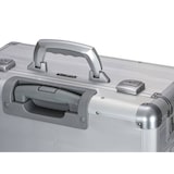 thumbnail of Alumaxx Pilotenkoffer Aktenkoffer groß Trolley Busines vier 360° Rollen silber 45169