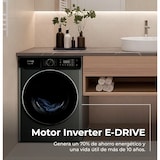 thumbnail of EVVO Lavadora 10 kg carga frontal Nature R10X, 1400 rpm, Clase energética A, Motor Inverter, tambor diamante ePROTECT, 13 programas, Función vapor