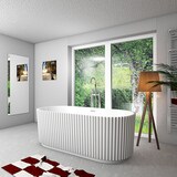 thumbnail of AcquaVapore freistehende Badewanne Wanne Acryl F08 170x80cm mit Armatur AF03