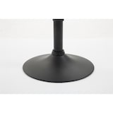 thumbnail of DELUKE® Barhocker DUBLIN - Taupe, Stoff, Schwarz | Barhocker mit Lehne Barstuhl Tresenhocker Tresenstuhl Kneipenhocker Kneipenstuhl