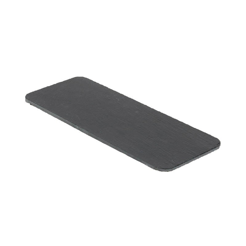 CREAPAK Pizarra Pizzara plateau ardoise rectangle 26x10 cm - carton de 38