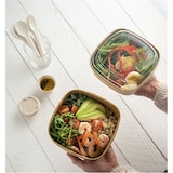 thumbnail of MONOUSO - Verpackung Quadratische aus Kraftkarton 1000ml 17x17x6,5cm (50 Stück)