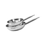 thumbnail of 2er-Set Fackelmann Eterna Edelstahl-Bratpfannen, 24 und 28 cm