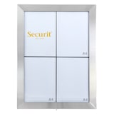 thumbnail of Securit® Classic Informationsdisplay 4A4 aus Edelstahl
