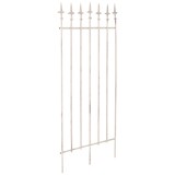 thumbnail of Décoshop26 - Lot de 2 treillis support pour plantes grimpantes décoration de jardin en métal crème vieilli 10_0003835