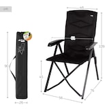 thumbnail of Aktive Silla plegable camping acolchada y reclinable 5 posiciones