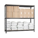 thumbnail of SimonRack Industrieregal, 2000x1800x750 mm, 600 kg am Biegepunkt, 3 Holzböden, Garagenregal, Anthrazit/Holz- Simonforte