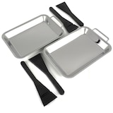 thumbnail of 2er Set Edelstahl Grillpfannen ideal für Gemüse Fleisch Fisch Grillgut