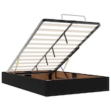 thumbnail of vidaXL Ottoman-Bett mit Matratze & LEDs Schwarz 120x200 cm Samt