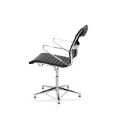 thumbnail of Sedia da conferenza / Sedia da visitatori PARIBA V IV Pelle Nero hjh OFFICE