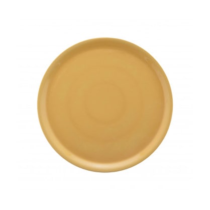 Napoli pizzabord, 33 cm, Saturnia geel, verpakking van 6