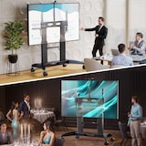 thumbnail of ONKRON Soporte TV con Ruedas, Altura Regulable, para Pantallas 70-110", hasta 130 kg, VESA 1000x600, Pie de TV Universal TS2821-B Negro