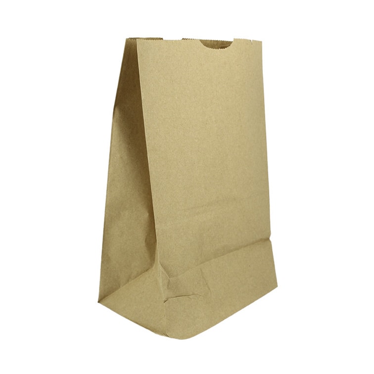 MONOUSO - Papiertüten ohne Henkel Kraft braun 50g/m² 18+12x29cm (25 Stück)