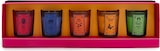thumbnail of Duftkerzen Geschenkset, 5er Set, je 45g, Paraffinwachs & Glas, Frida Kahlo, blumig & orientalisch, bunt