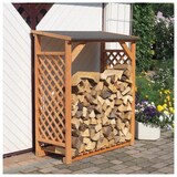 thumbnail of Abri bûches en bois coloris miel Simple Ideanature