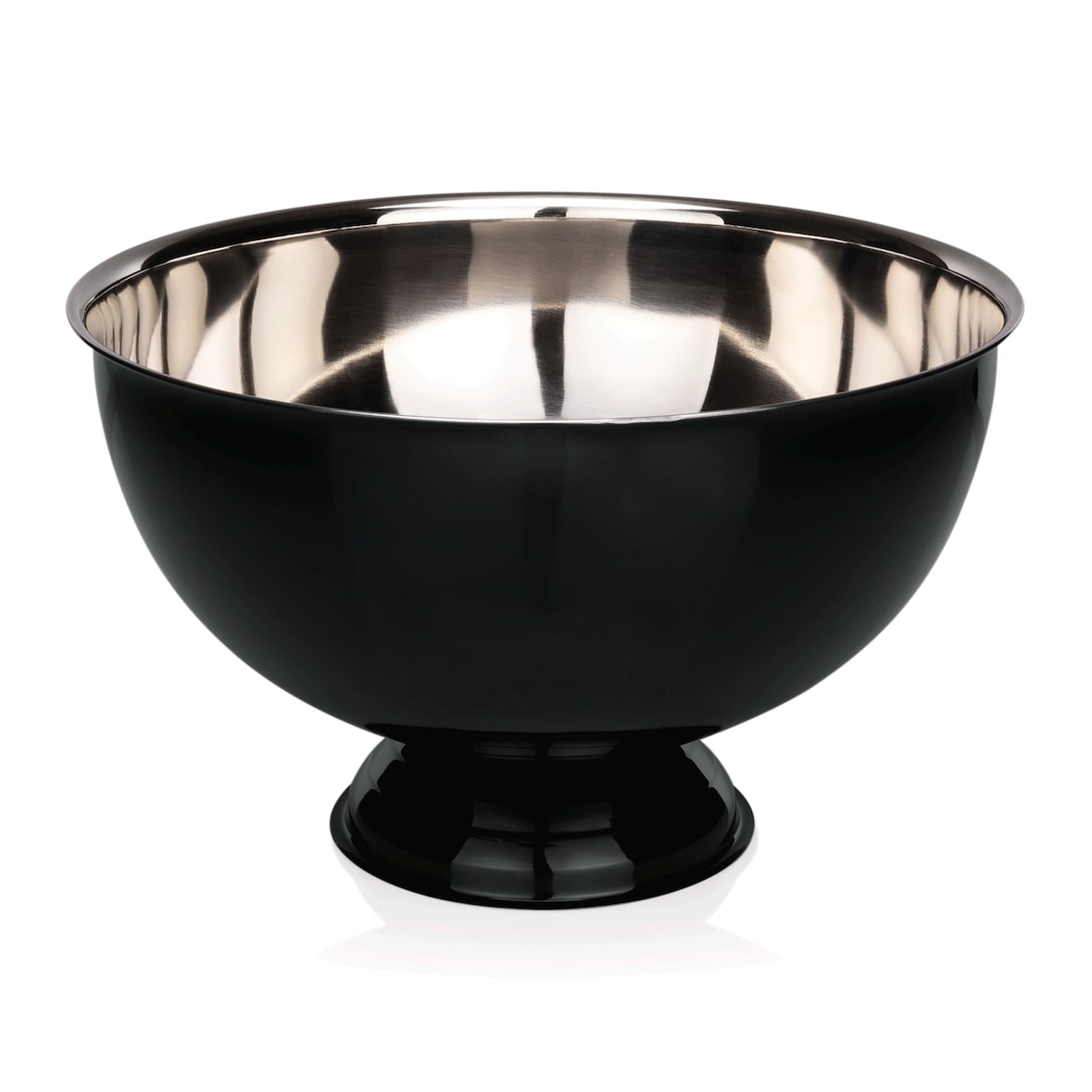 WAS Germany - Champagnerkühler, Ø 38 cm, schwarz, lackiert, Chromnickelstahl