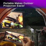 thumbnail of Mini Videoprojecteur Android 12 1080P 130 Pouces Portable WiFi Bluetooth YONIS