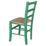 thumbnail of Aranaz Silla rústica asiento paja verde - pack 2 unidades